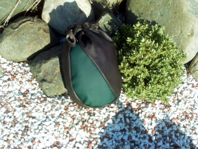 leather colour pouch